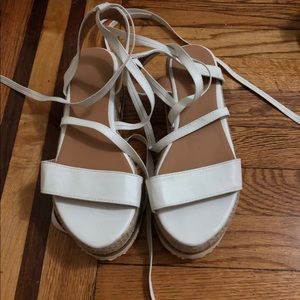 Sandals wedge platform
